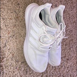 Women’s Adidas white tennis shoes
